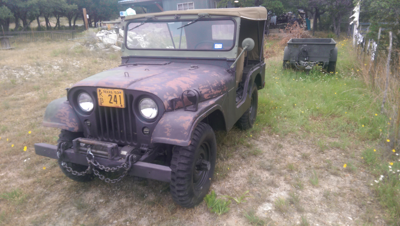 Illustration for article titled I bought a thing Oppo! 1953 Willys Jeep M38A1